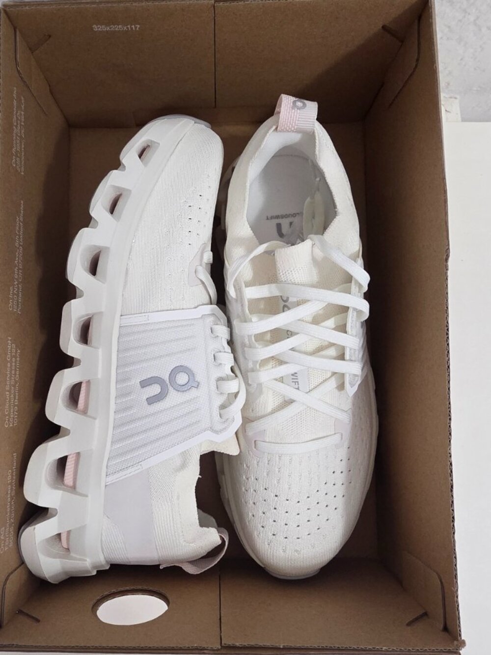 On Cloudswift 4 Running Shoes Women's Size 8.5 Ivory/Sand Performance Sneakers - Picture 2 of 7